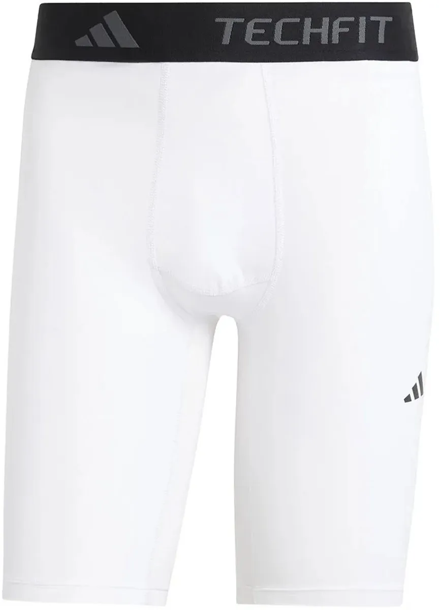 Adidas Techfit Compressie Korte Leggings S - Wit