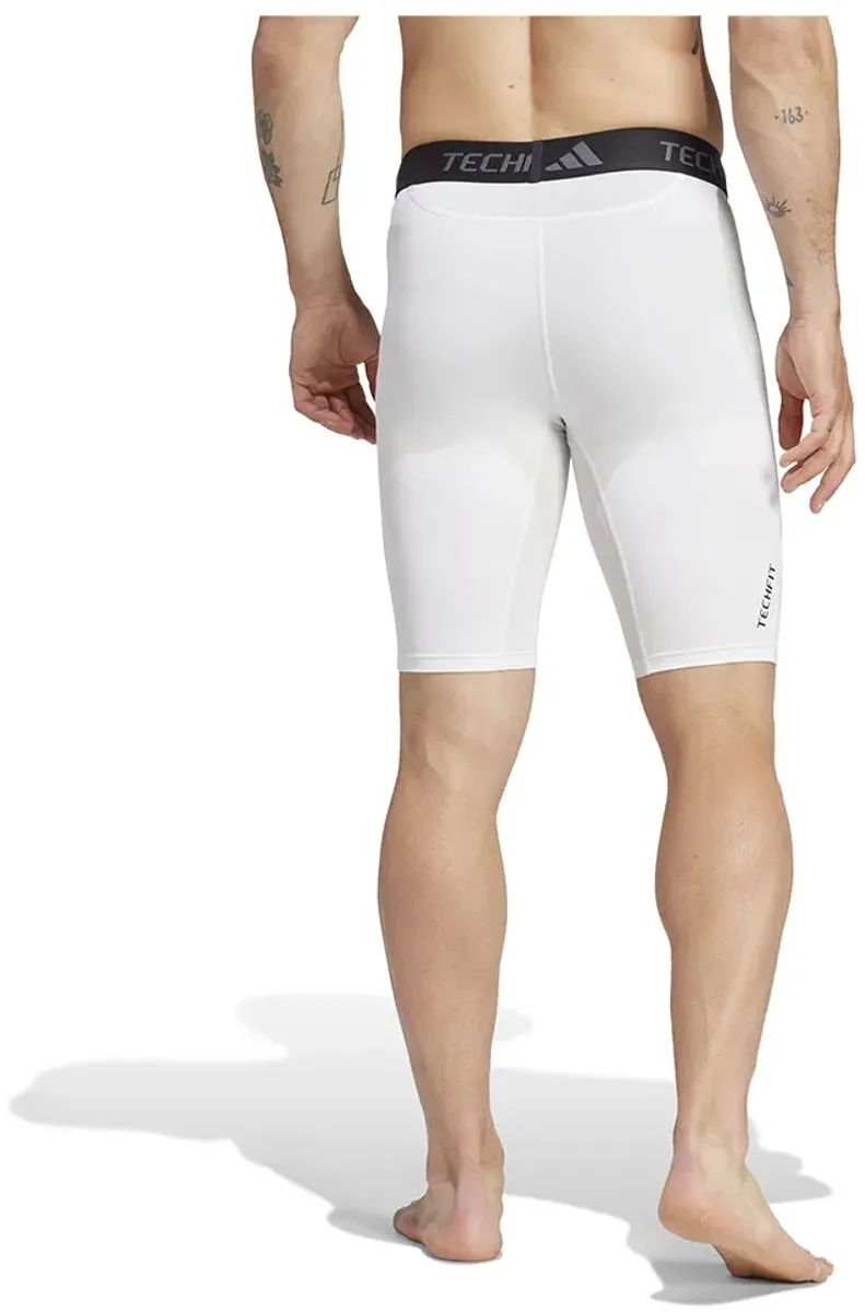 Adidas Techfit Compressie Korte Leggings S - Wit