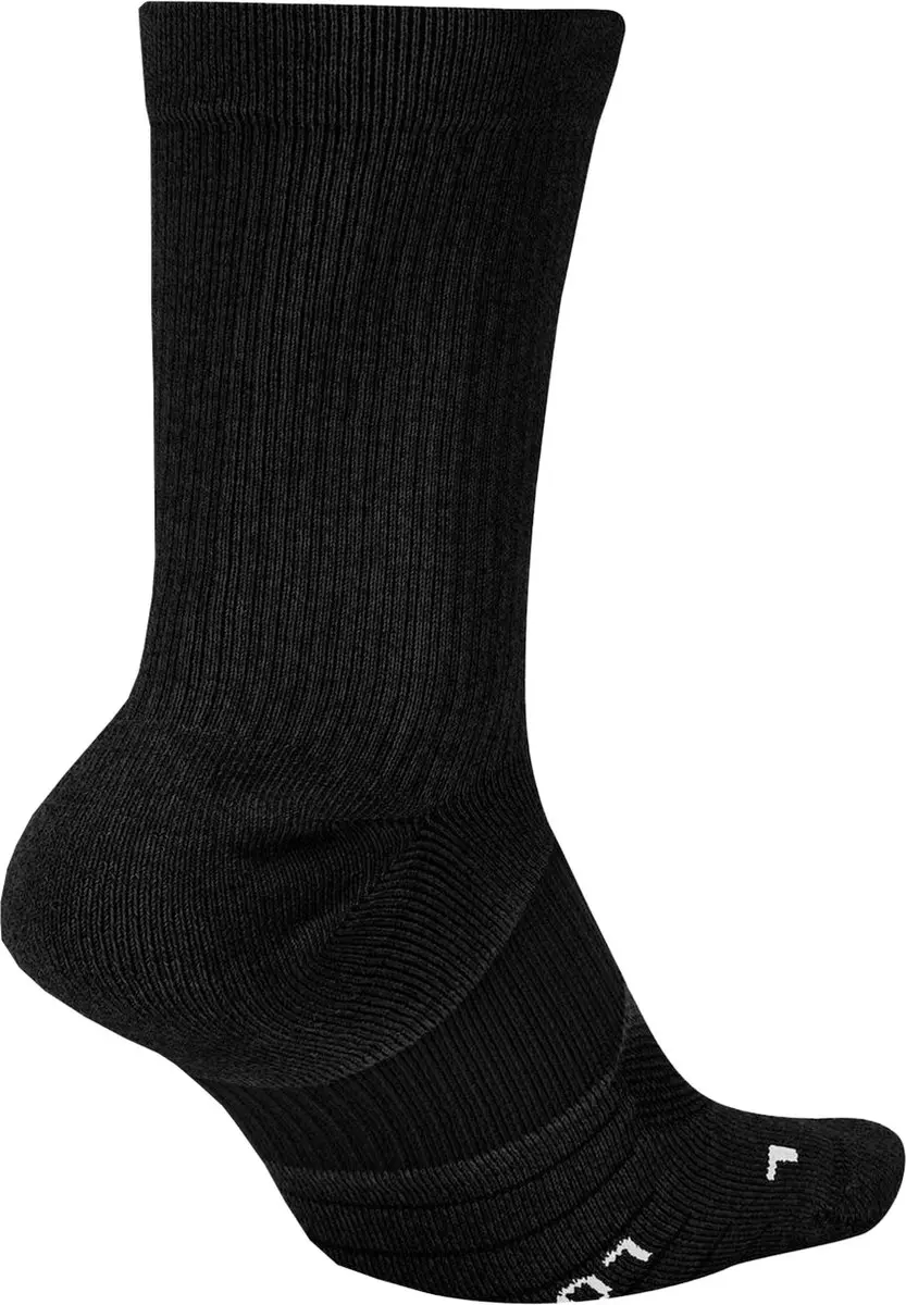 Nike Multiplier Sokken SX7557-010 - 2 Stuks - Zwart/Wit - afbeelding 6 van 6