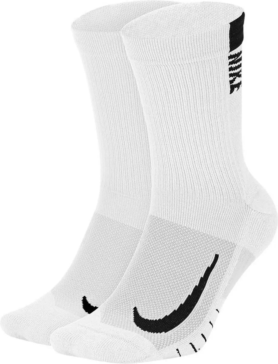 Nike Multiplier Sokken SX7557-010 - 2 Stuks - Zwart/Wit