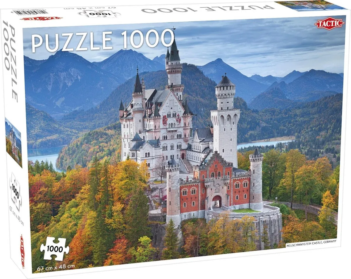 Tactic Neuschwanstein Castle Puzzel 1000 Stukjes