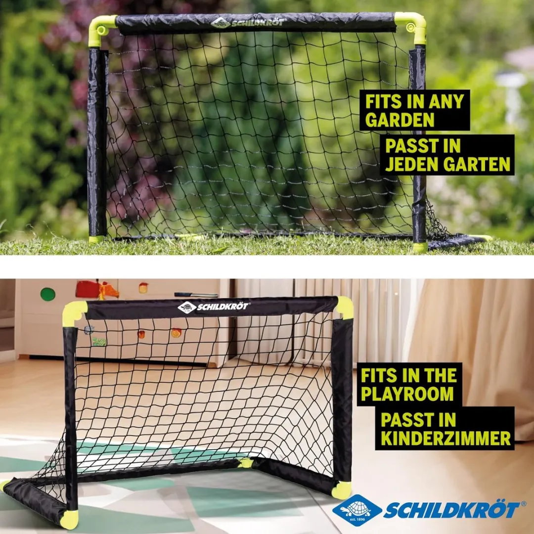 Schildkröt Opvouwbaar Voetbaldoel - Zwart/Geel