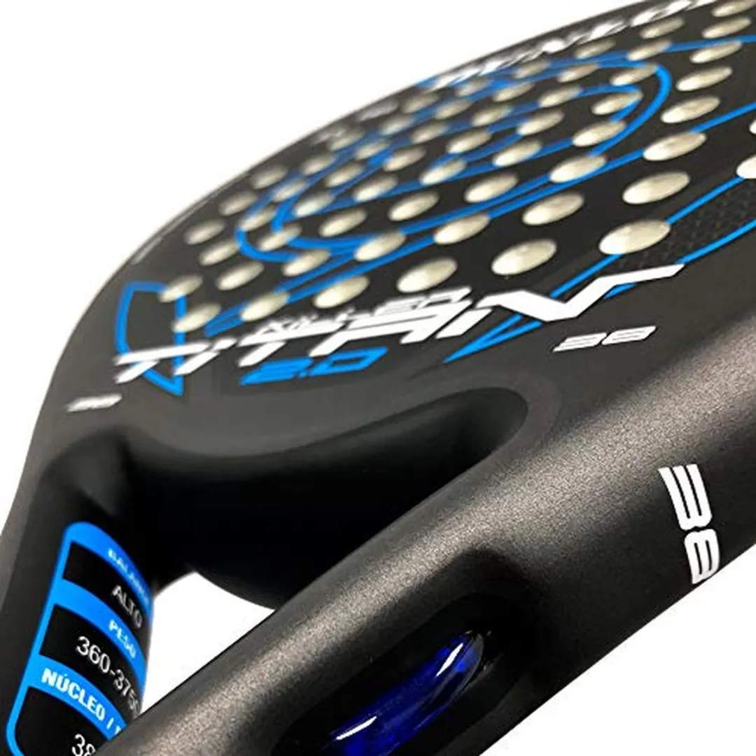 Dunlop Titan 2.0 Padelracket - L0 - Zwart/Blauw - afbeelding 6 van 6