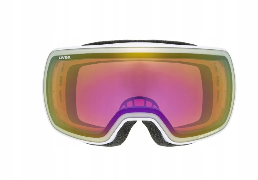 Uvex Compact FM Skibril - Smoke - Wit