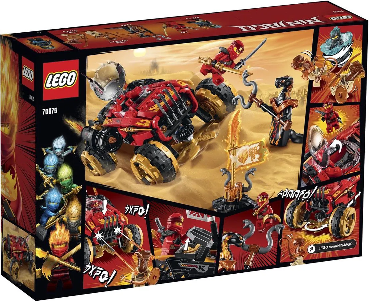 LEGO Ninjago Katana 4x4 70675 - 450 Stukken - afbeelding 3 van 6