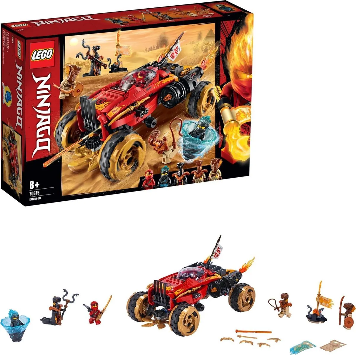 LEGO Ninjago Katana 4x4 70675 - 450 Stukken - afbeelding 4 van 6