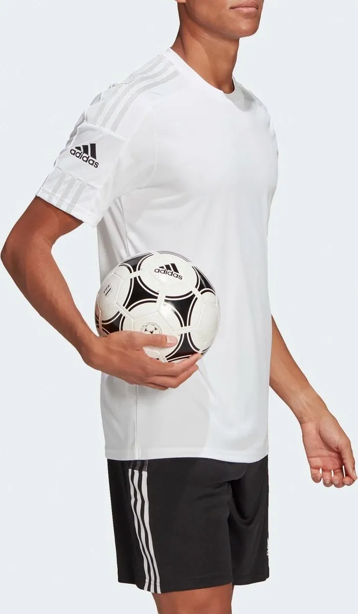 adidas Squadra 21 Shirt Heren L - wit/zwart