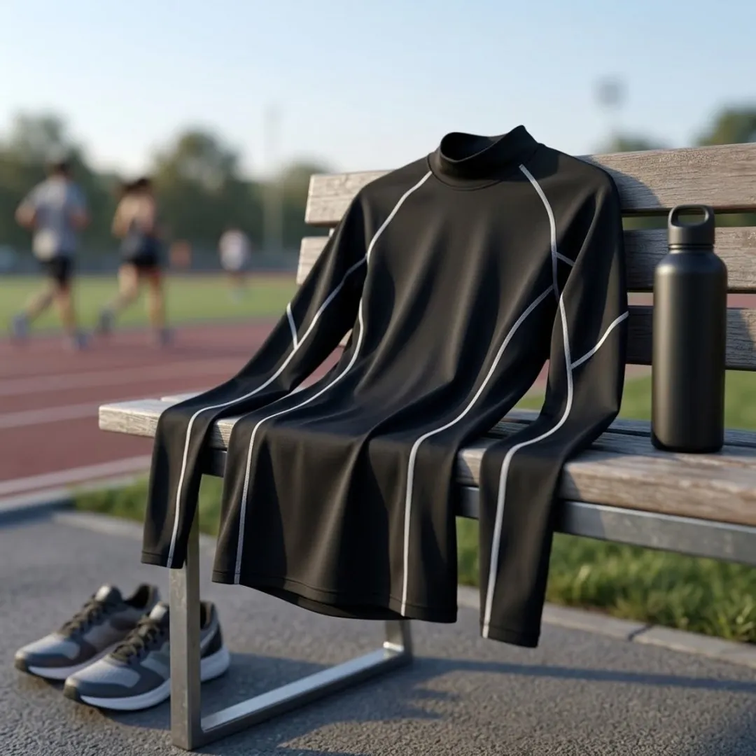 NUVEX Compressie Fitnessshirt Donkergrijs - Maat L