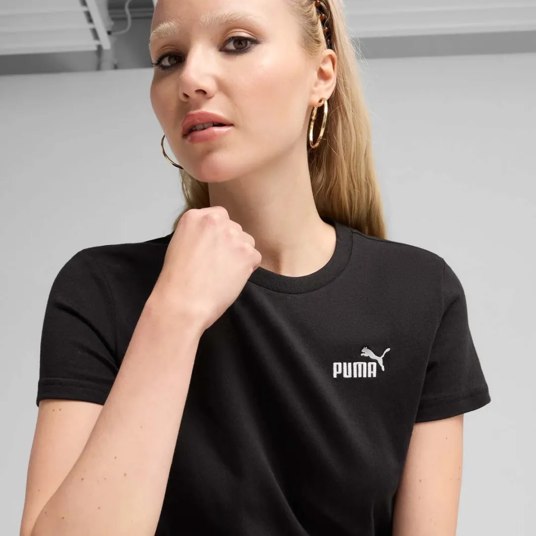 PUMA Ess Small No. 1 Logo Tee T-Shirt - Zwart