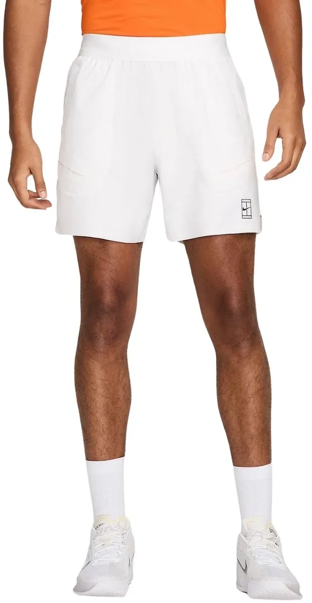 Nike Court Advantage Dri-FIT Short Heren L - Wit