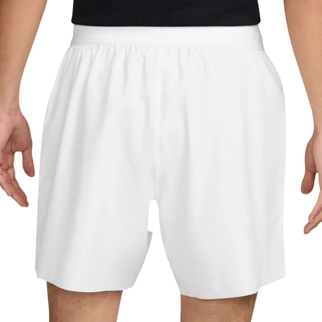 Nike Court Advantage Dri-FIT Short Heren L - Wit
