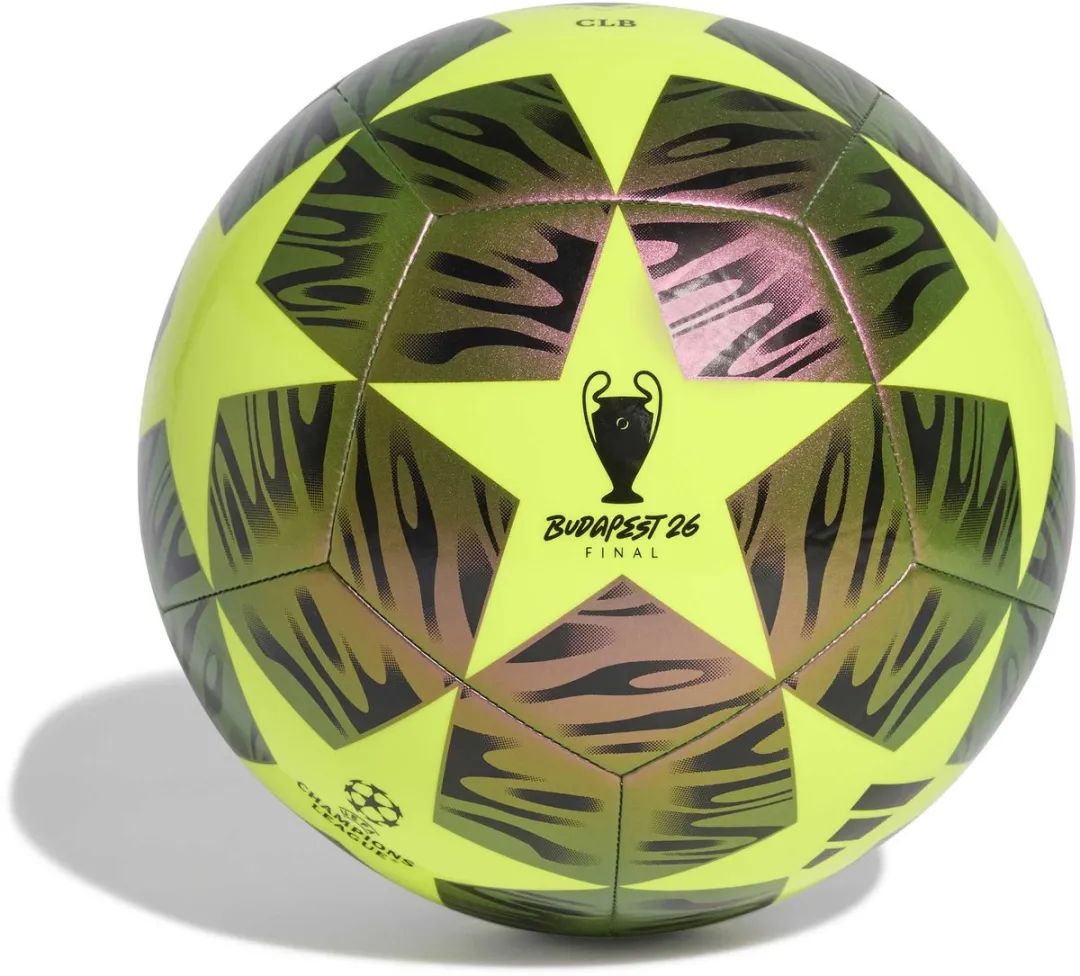 Adidas Champions League ZE Solar Voetbal - Maat 4 - Geel/Zwart