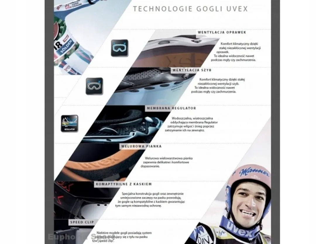Uvex Apache II Skibril - Blauw Litemirror S4
