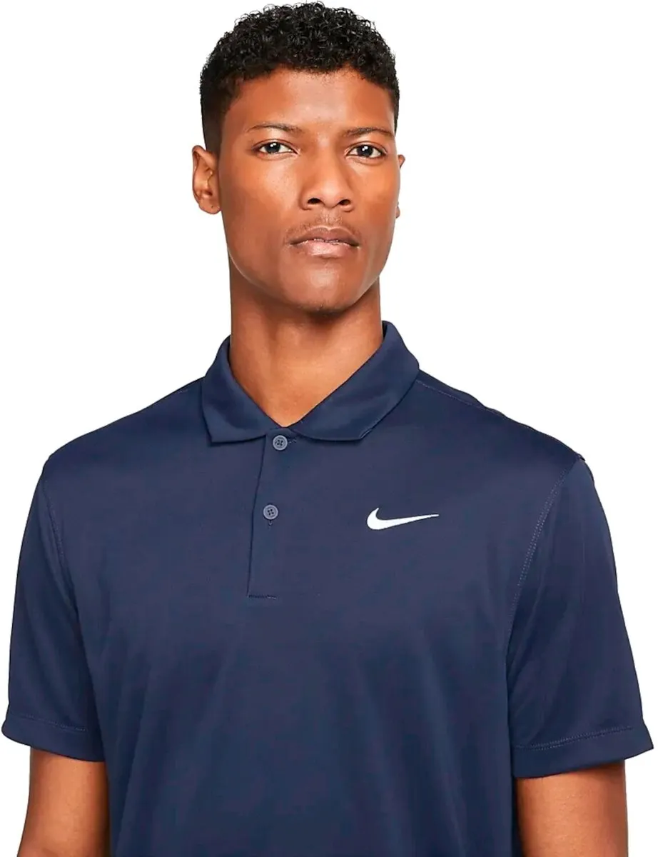 Nike Court Dri-FIT Sportpolo Mannen S - Navy