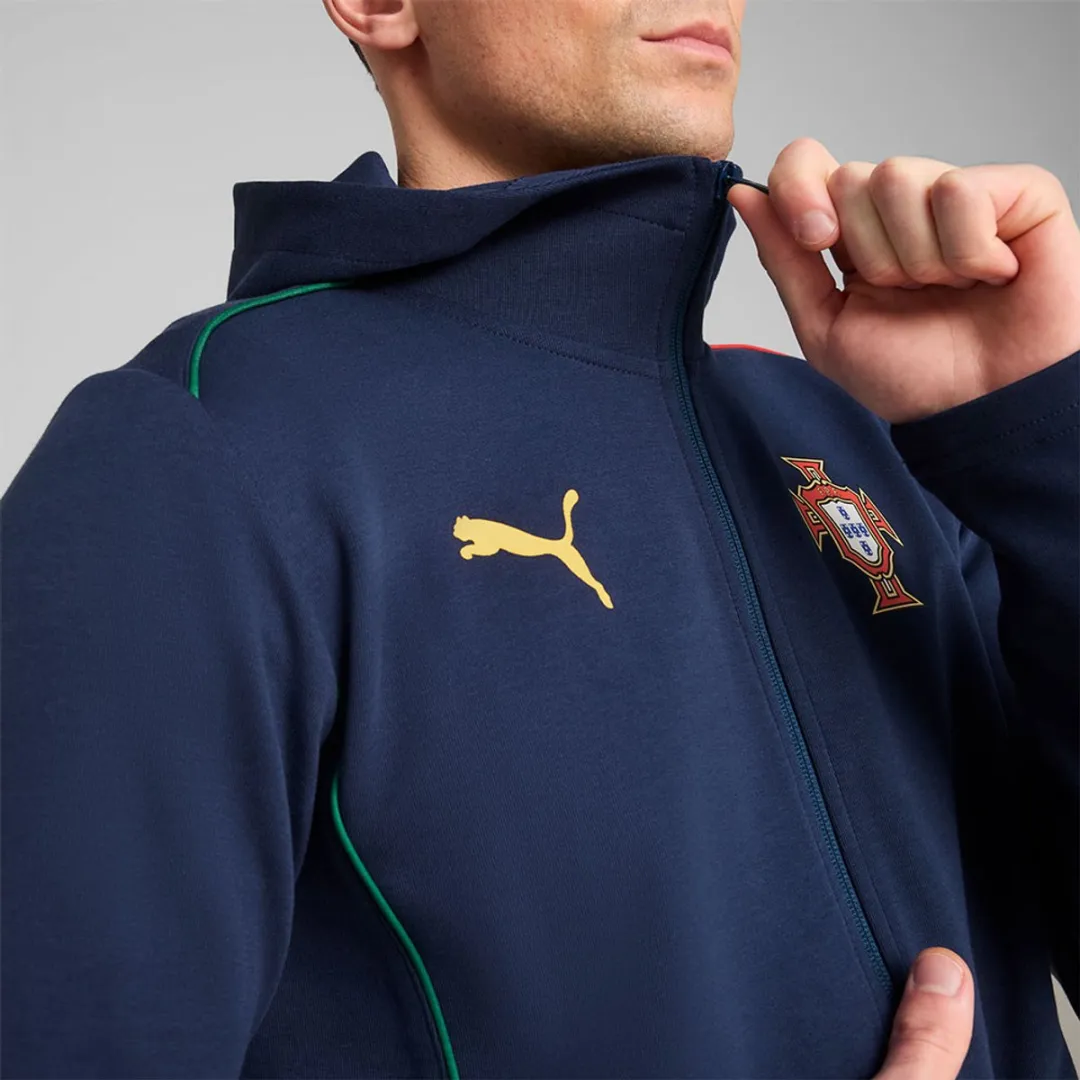PUMA Portugal Casuals Jas - XL - Blauw/Geel