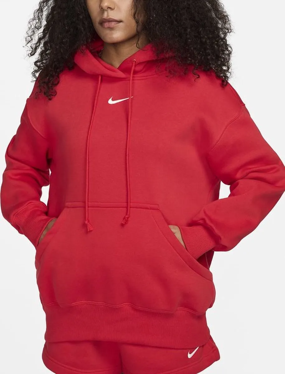 Nike NSW Phoenix Fleece Oversized Hoodie DQ5860-657 - Rood