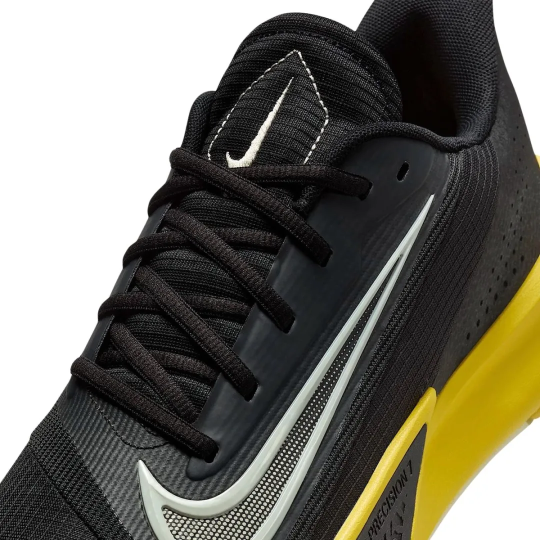 Nike Precision VII HJ9153-001 Sportschoenen - Maat 45 - Zwart/Wit/Geel