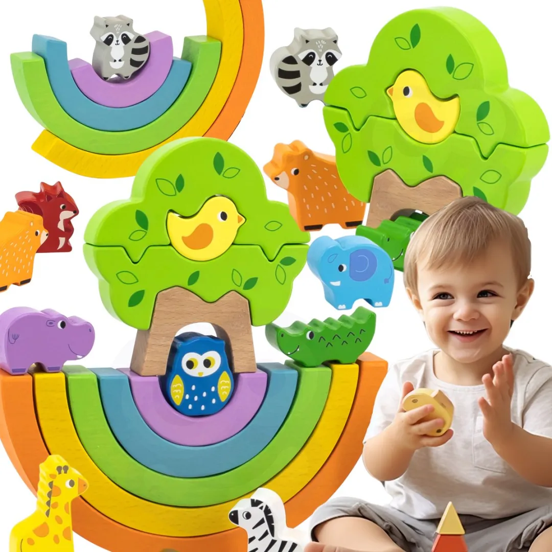 Viga Houten Regenboogpuzzel