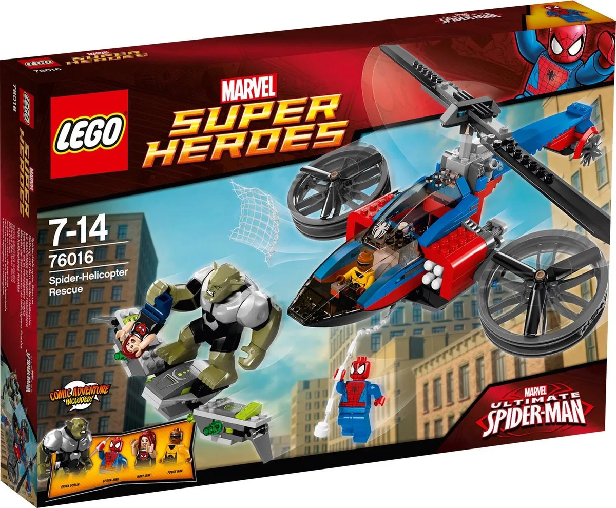 LEGO Super Heroes Spider-Helikopter Redding 76016
