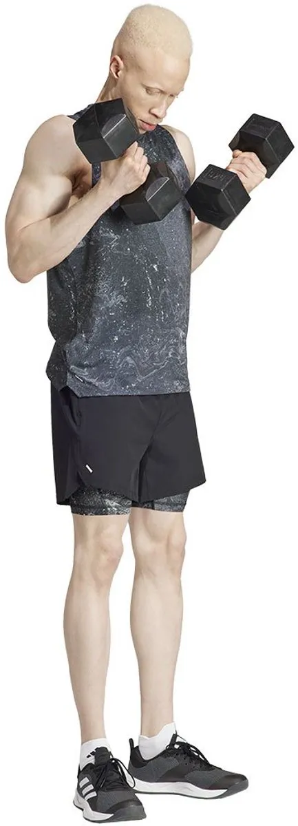 adidas Performance Power Workout 2-in-1 Short IK9683 - Zwart - XXL