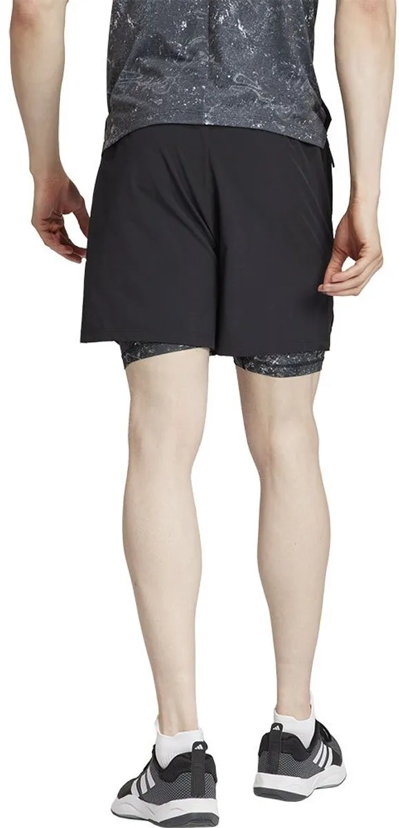 adidas Performance Power Workout 2-in-1 Short IK9683 - Zwart - XXL