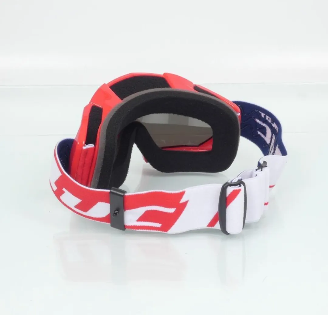 Pilot Team Luc1 Motocross/Enduro Helm - Rood - Rood lens