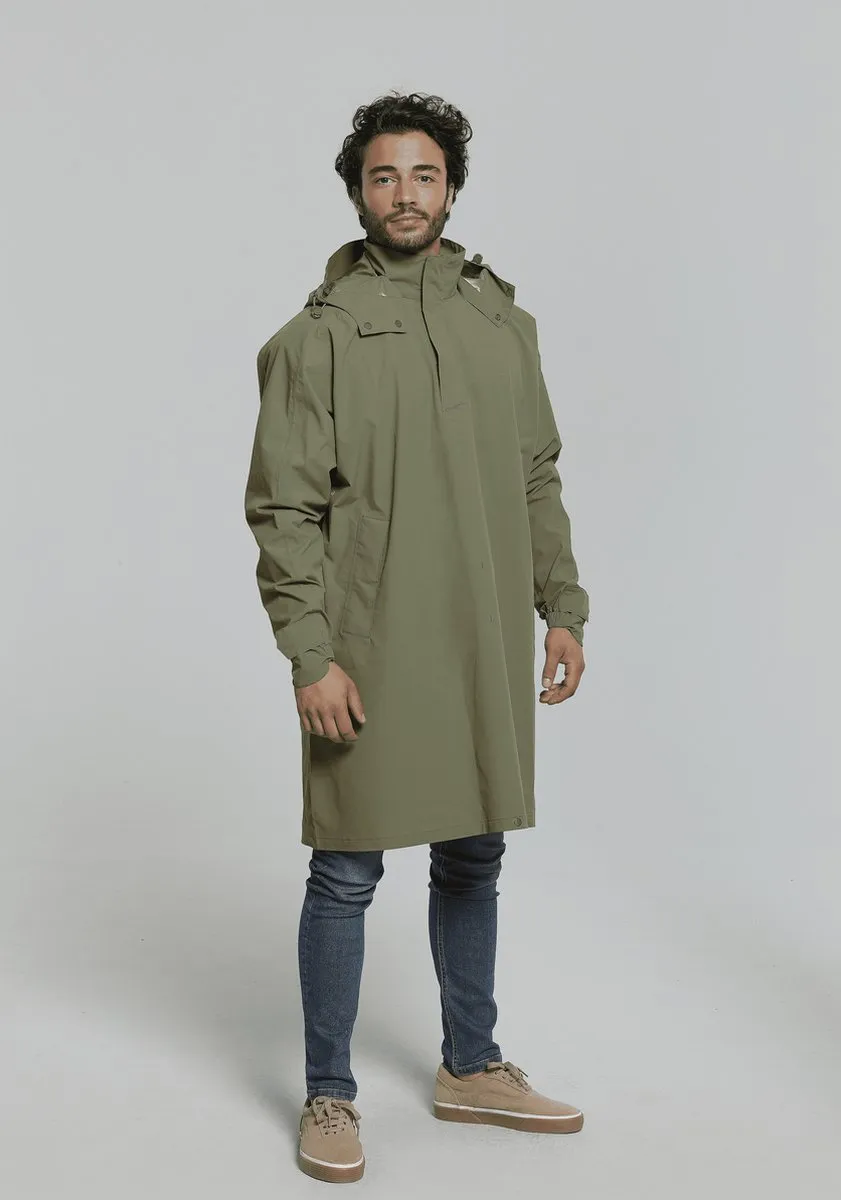 Basil Mosse Regenponcho M/L - Groen