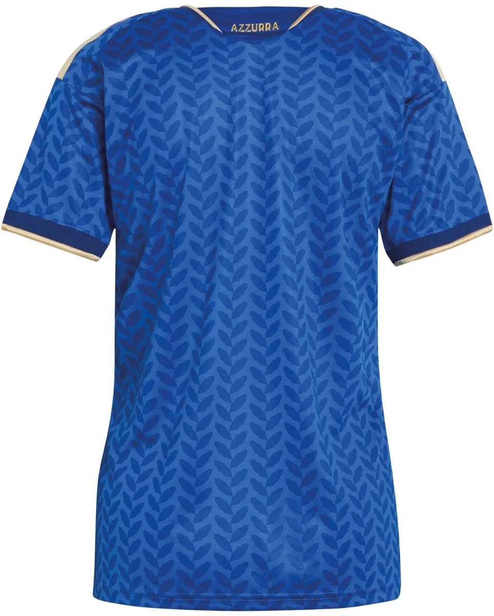 Adidas Italië Thuis Shirt Dames JY7586 - XL - Blauw/Goud