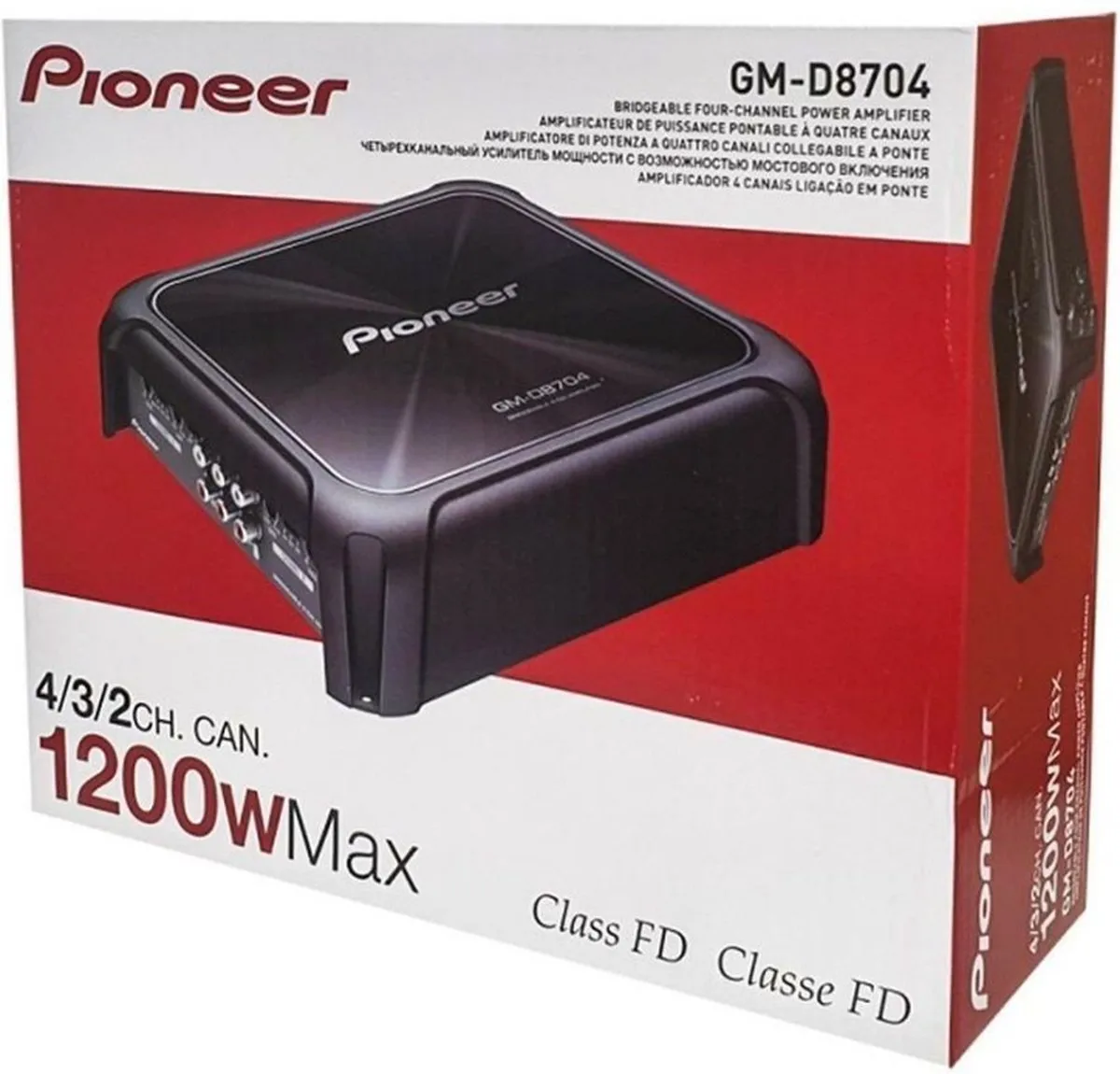 Pioneer GM-D8704 Autoversterker 4 Kanalen - 1200W