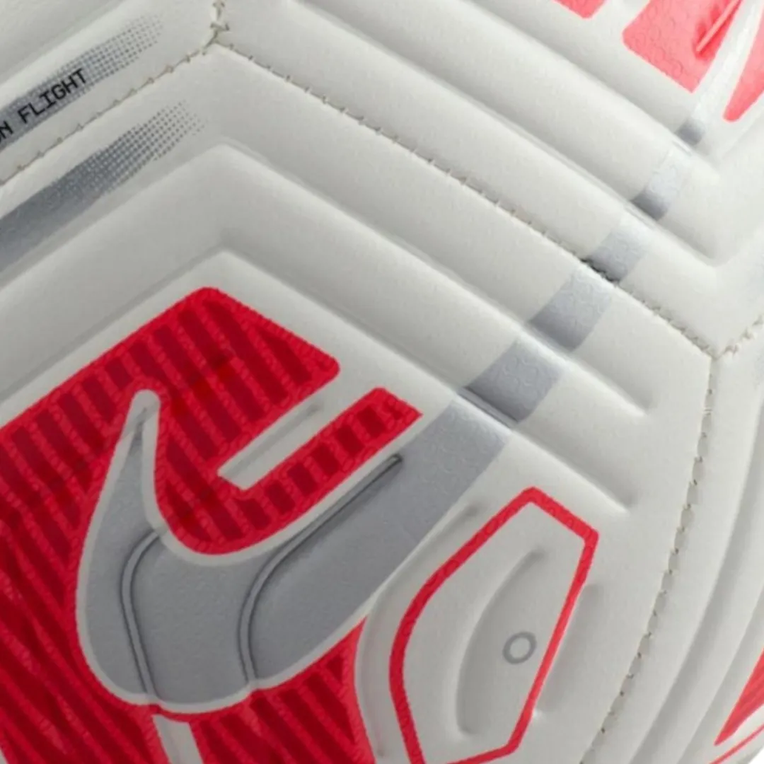 Nike Strike FZ7557 Voetbal 5 - Wit/Rood/Zilver