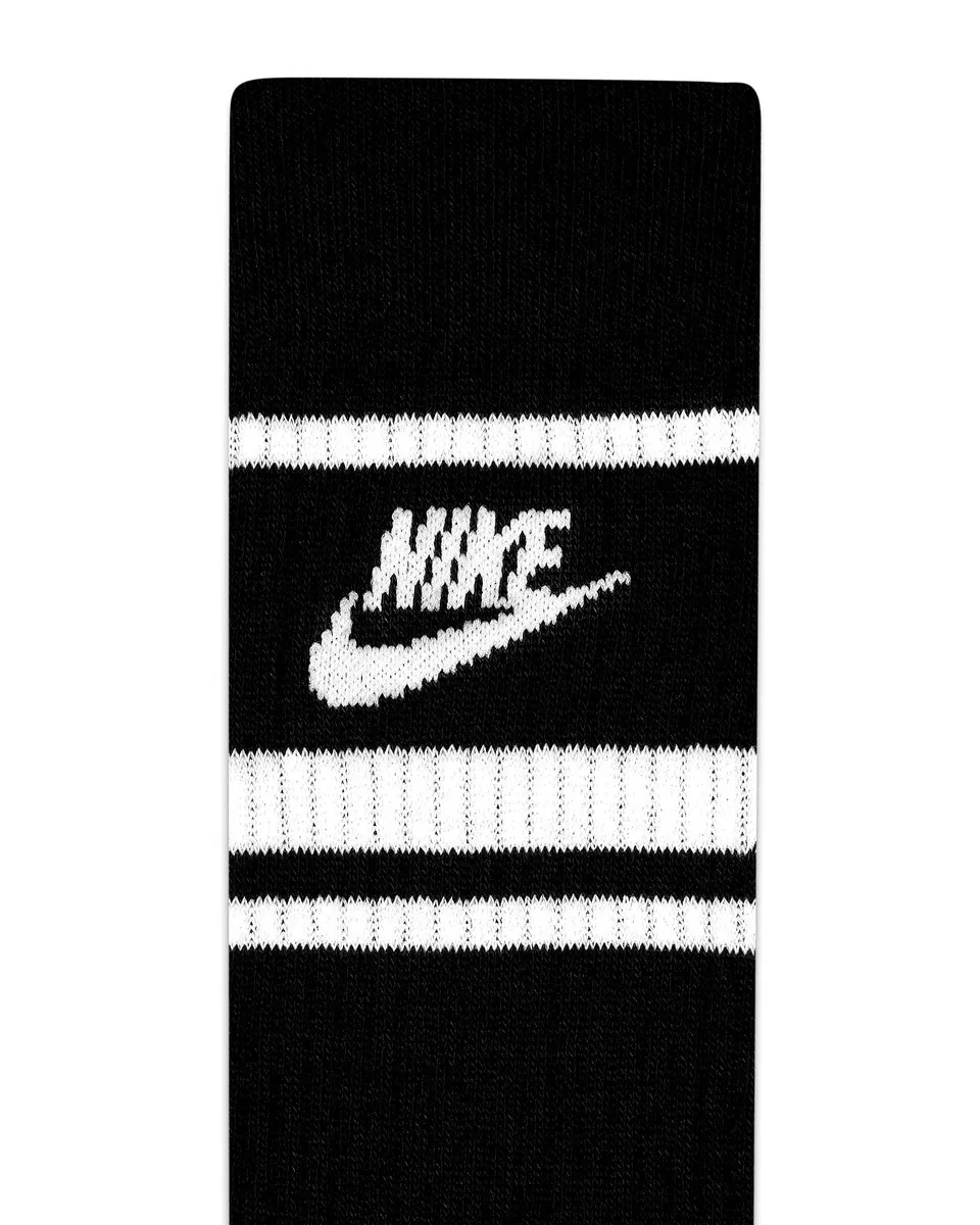 Nike Sportsokken Heren DX5089-010 - 3 Paar - Zwart/Wit