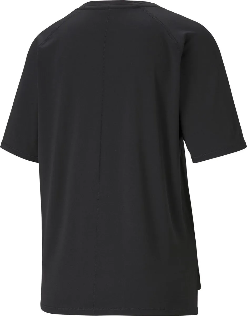 PUMA Studio Graphene Relaxed Sportshirt Dames XS - Zwart