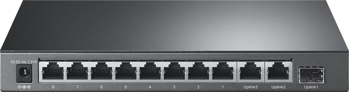 TP-Link TL-SL1311P Netwerkswitch 8 Poorten PoE+ - 65W
