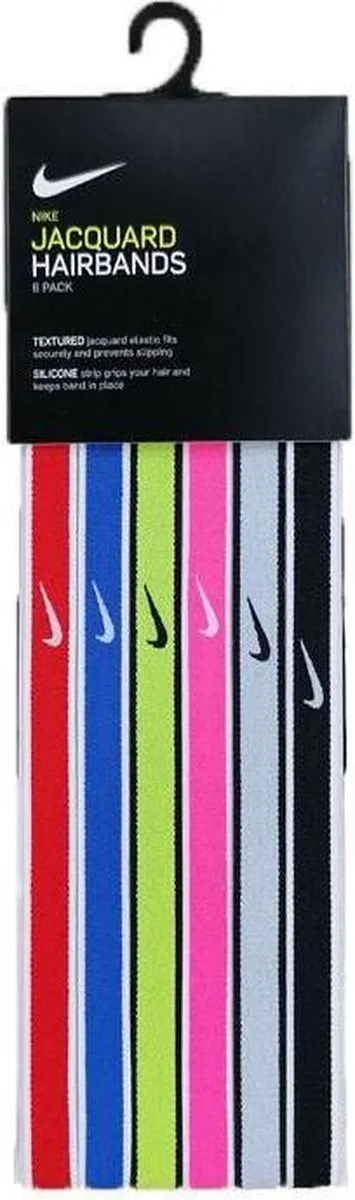 Nike Elastic Hairbands - 6 Stuks - Multicolor
