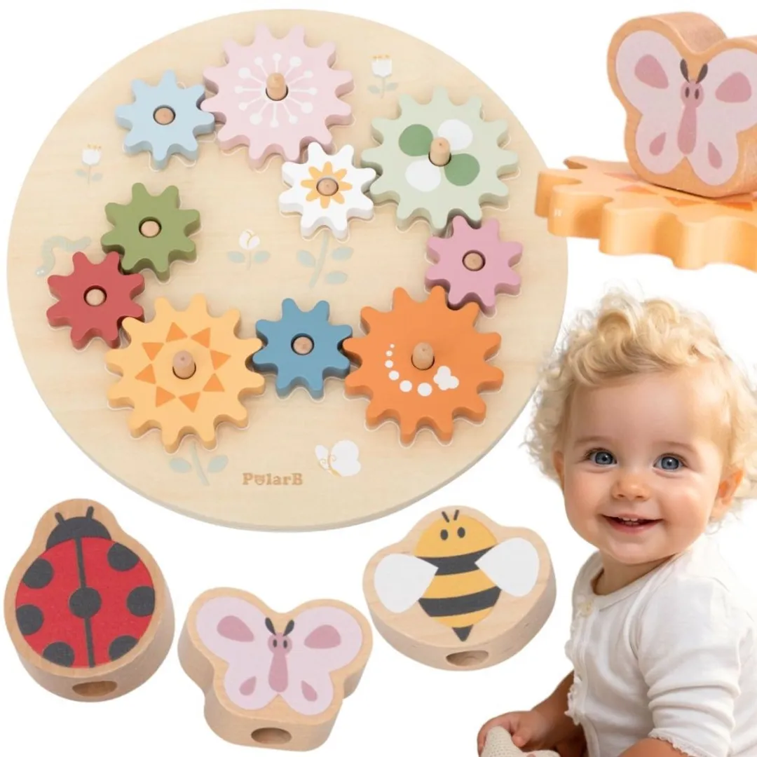 Viga Polarb Montessori Tandwielen
