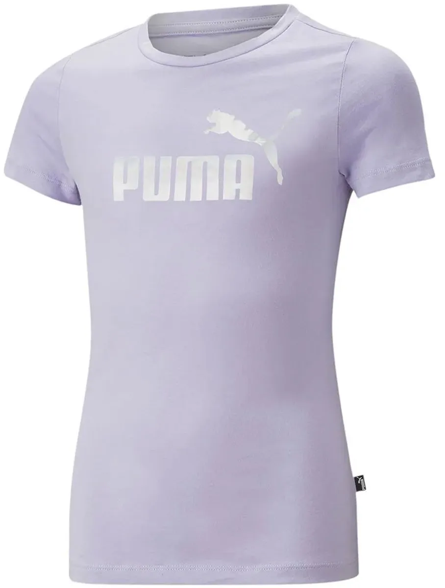 PUMA Ess+ Nova Shine T-shirt - Paars - 4-5 jaar