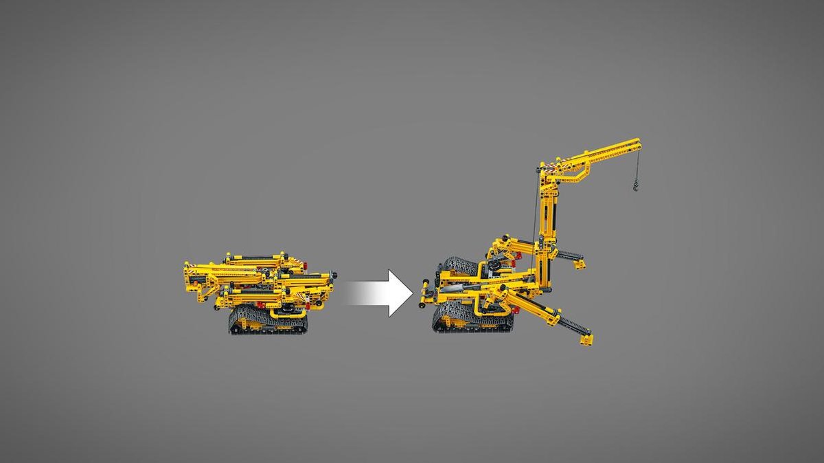 LEGO Technic Compacte Rupsband Kraan - 42097