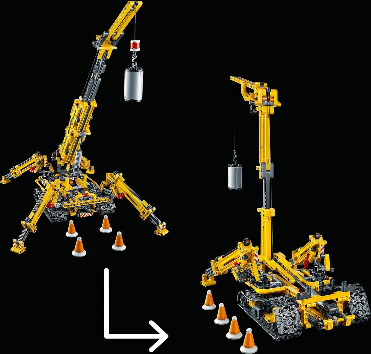 LEGO Technic Compacte Rupsband Kraan - 42097
