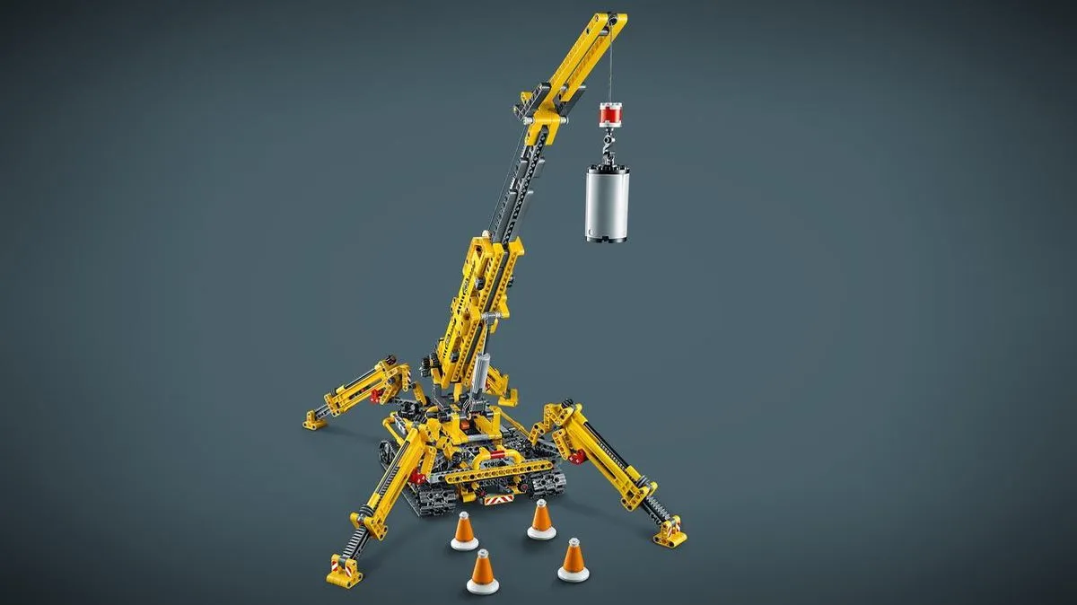 LEGO Technic Compacte Rupsband Kraan 42097 - 920 Stukken - afbeelding 4 van 6