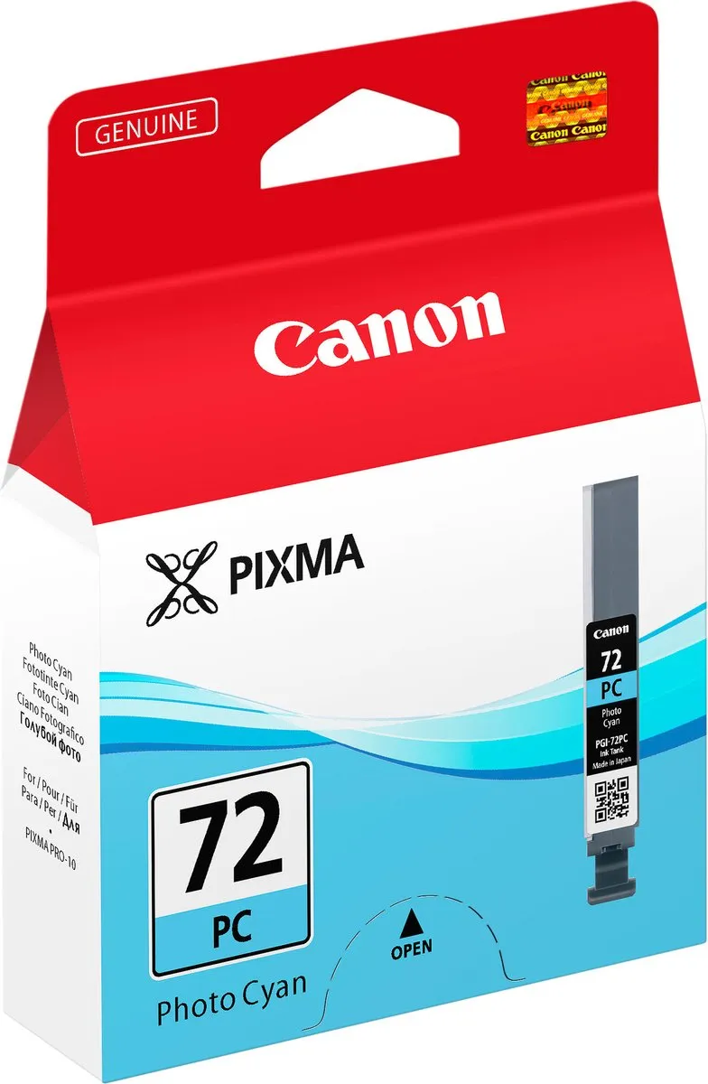Canon PGI-72PC Inktcartridge Licht Cyaan