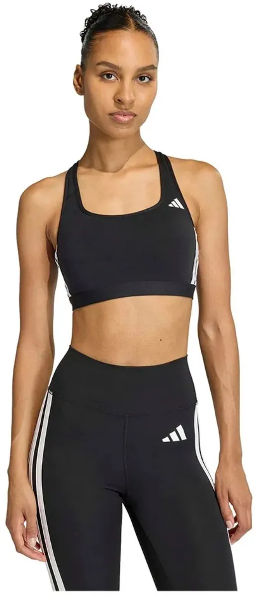 Adidas Optime Essentials Sportbeha Medium Impact - XS - Zwart