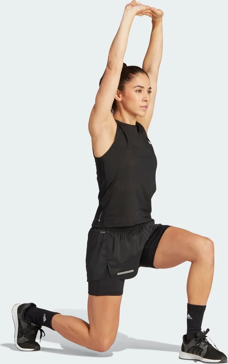 adidas Performance Ultimate Two-in-One Short Dames XS - Zwart