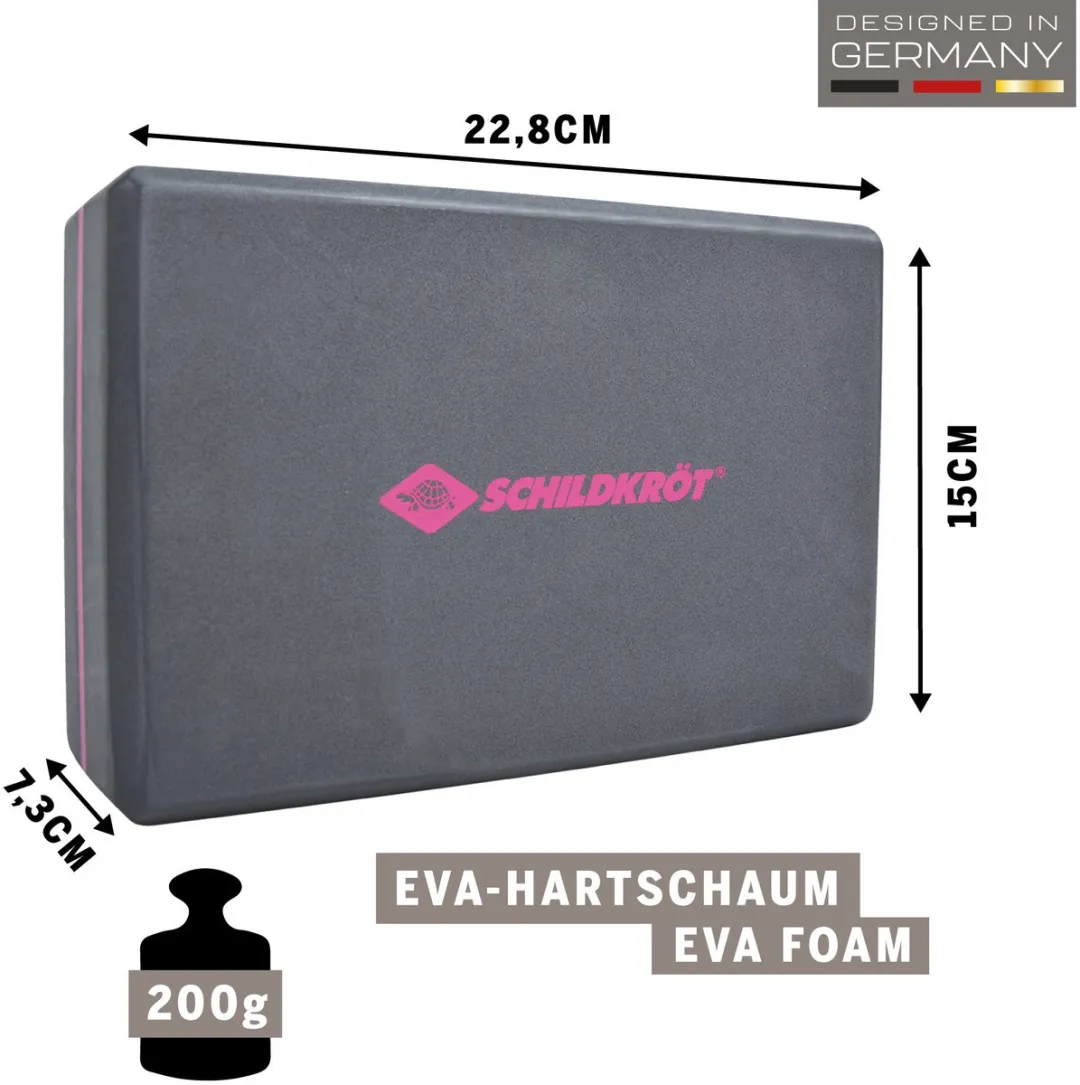 Schildkröt Yoga Blok - Grijs