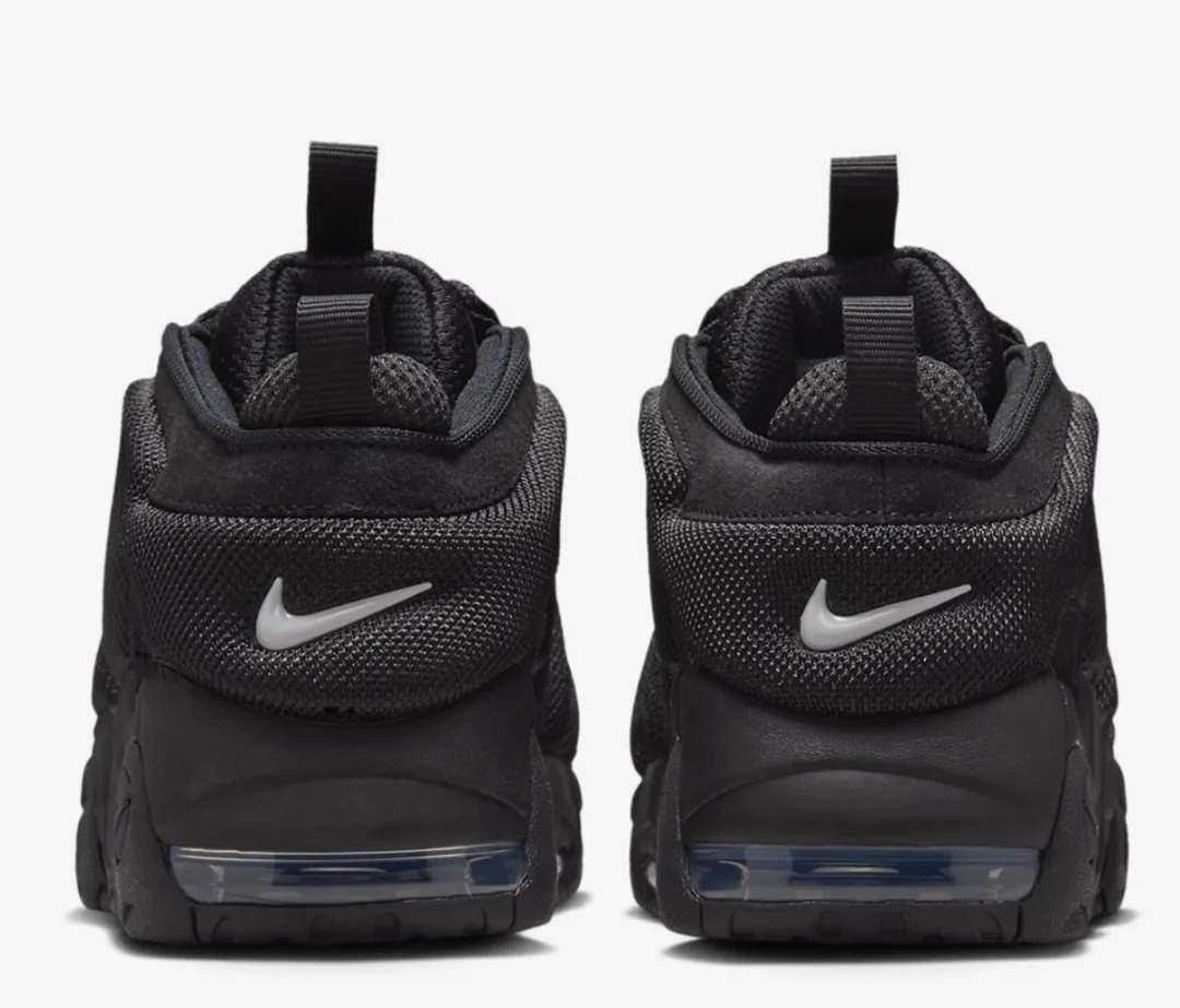 Nike Uptempo Low IM6649-001 Basketbalschoenen - Maat 43 - Zwart