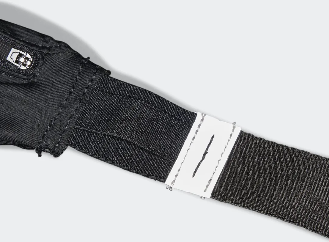 Adidas Performance Running Belt Heuptas - 3 Vakken - Zwart