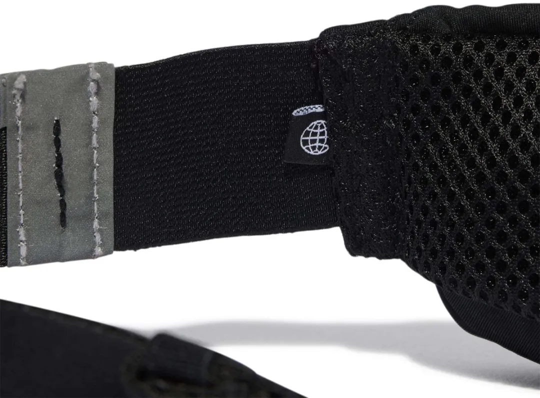 Adidas Performance Running Belt Heuptas - 3 Vakken - Zwart