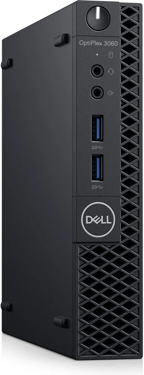 Dell OptiPlex 3060 Mini PC i3-8100T - 4GB 128GB SSD Zwart