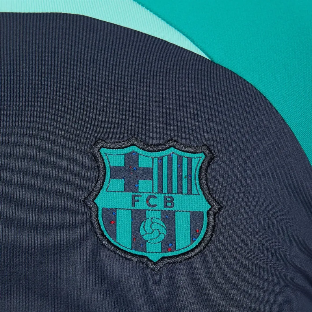 Nike FC Barcelona Strike Sporttrui - Maat L - Donkerblauw/Blauw/ Groen