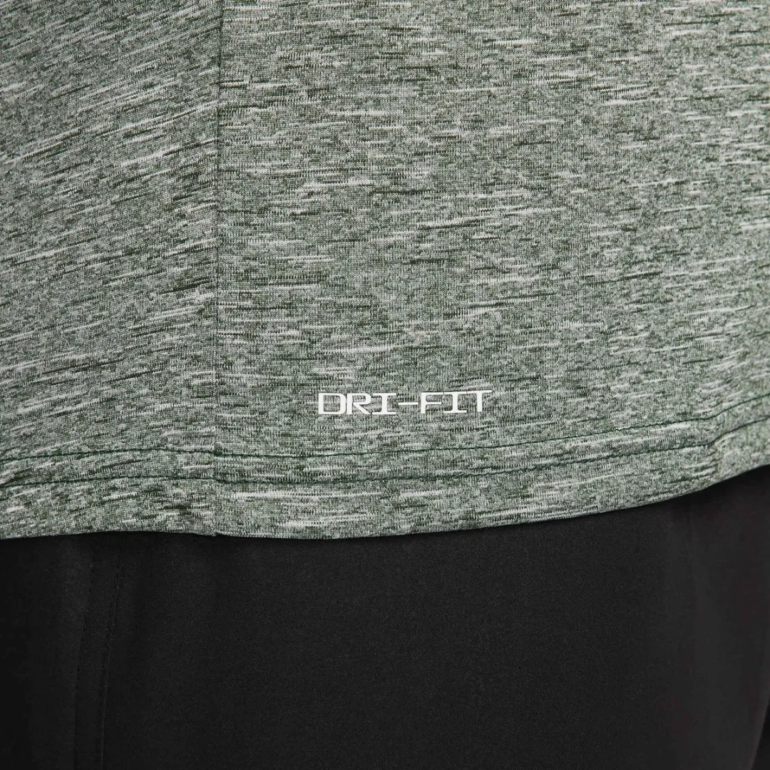 Nike Heathered SS Hydroguard Shirt Heren - S