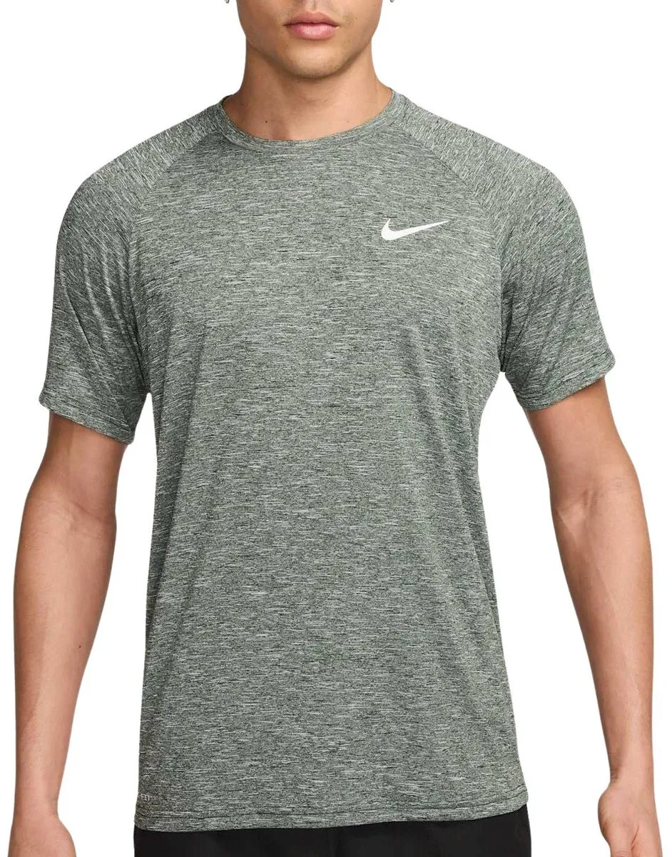 Nike Heathered SS Hydroguard Shirt Heren - S